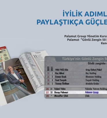 Recep Palamut “Gönlü Zengin 50 Lider” Listesinde Kendisiyle Yarışıyor.